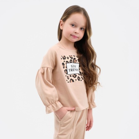 Свитшот для девочки KAFTAN "Trendy", размер 28 (86-92)-3