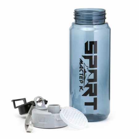Water bottle, 700 ml, "Master K. Sport", 22.5 x 7.5 cm, gray-1