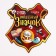 Gift set of children's “Magic near”, bag, badge, red color