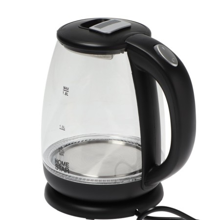 Electric kettle Homestar HS-1018, glass, 1.8 l, 1500 watts, black-1