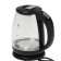 Electric kettle Homestar HS-1018, glass, 1.8 l, 1500 watts, black