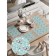 A set of napkins for setting the New Year Friends table, rectangular, rounded edges, size 30x46 cm, 4 pcs