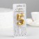 A candle in a cake on a “polyhedron” skewer, a number 5, 7 cm, gold