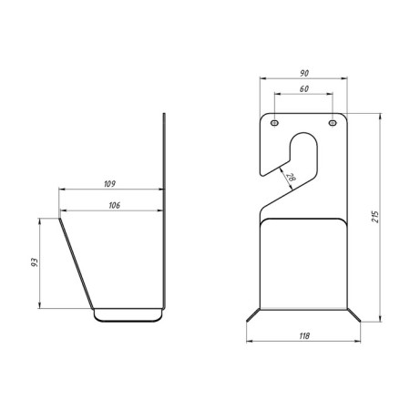 Holder for a garden hose, wall -mounted, with protection against fracture, black-6