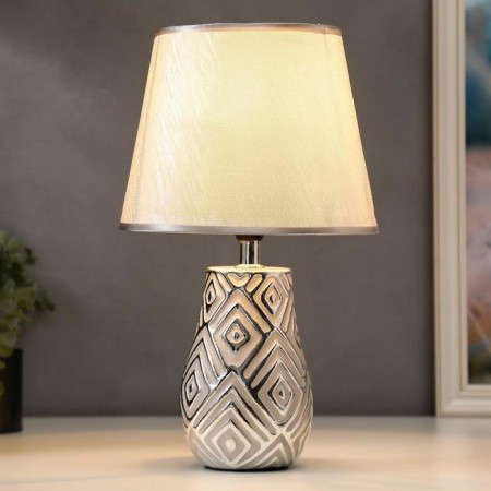 HELP lamp 16195/1 E14 40W gray with silver 20x20x33 cm Risalux-1