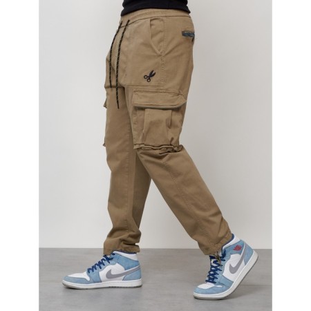 Male jeans, size 54, beige color-5