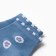 Children's socks "Flowers" Minaku, central blue (8-12 years old)