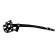 Muzzle leather mesh No. 0, dachshund (length on the nose is 4.5 cm, muzzle 14 cm), black