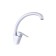 Fashun A54113-8 kitchen mixer, single-leaf, 35 mm cartridge, stainless steel, white