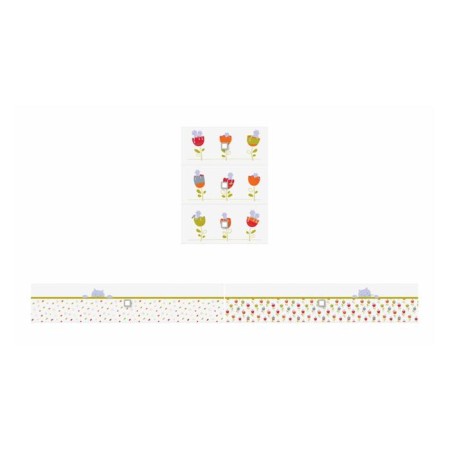 Facade for the crib Polini Kids Simple 1100 "Sleepy kittens"