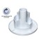Organizer stand for the clerk Erichkrause Sphere, Classic, rotating, white