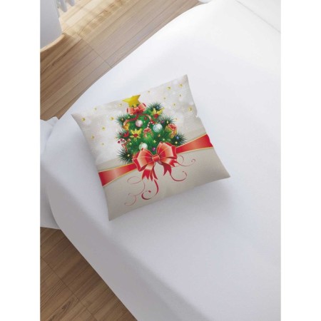 Decorative pillowcase "New Year's postcard", on a zipper, size 45x45 cm-1