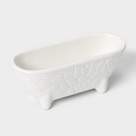Magistro Rodos sponge stand, white color-3