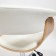Vimta head chair natural, eco -leather white