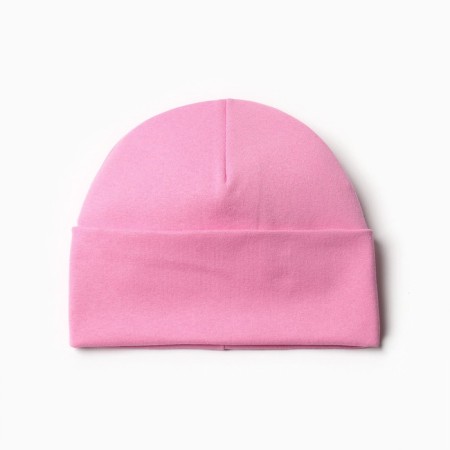Hat for girls, pink color, size 50-52