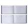 Test book for a university 140 x 100 mm, calligrata, hard cover, boumvinyl, blue color