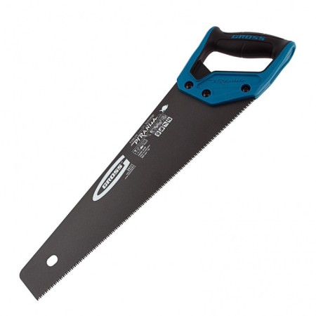 Knife-hacksaw on wood Gross Piranha, 400 mm, 11-12 tpi, sharpening 3D, fecal tooth