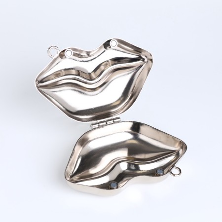 Female bag on a magnet, silver color-12