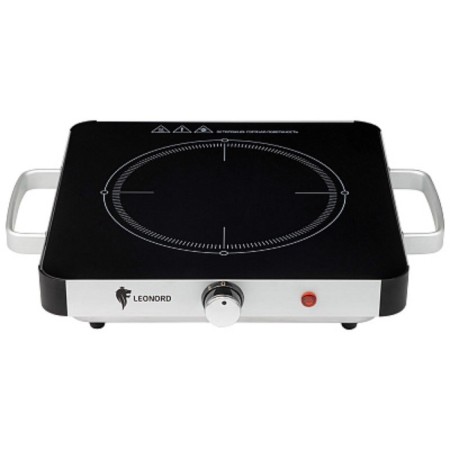 Infrared plate Leonord Le-1747, 2000 watts, 1 burner, 75 cm, black-1