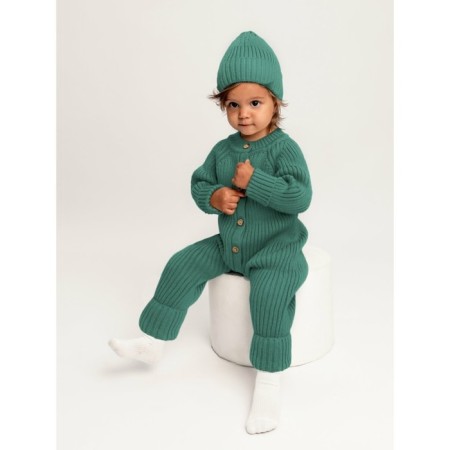 Knitted Knitted Children's Pure Love Tot, height 74 cm, green color-16
