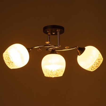 Ceiling Ceiling Zoe 3HE27 40W chrome, black-2
