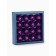 A set of soap roses in a box 16 pieces, purple-white