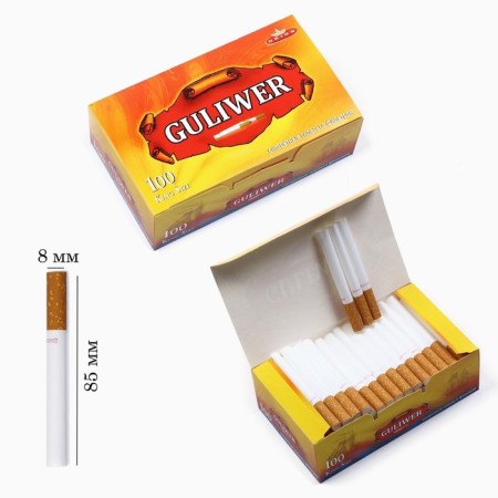 Guliwer cigarette cartridges, 100 pcs