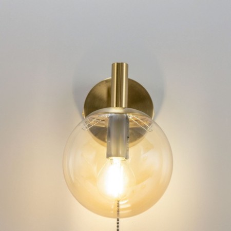 Sconces Citilux "Charlize" CL143413, 13x20.5 cm, 1x40W, E14, brown color-14