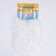 Pompons 2 pcs, white color