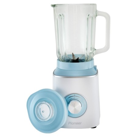 Stationary blender Pioneer SB143, 600 W, 1.5 l, white with mint-5