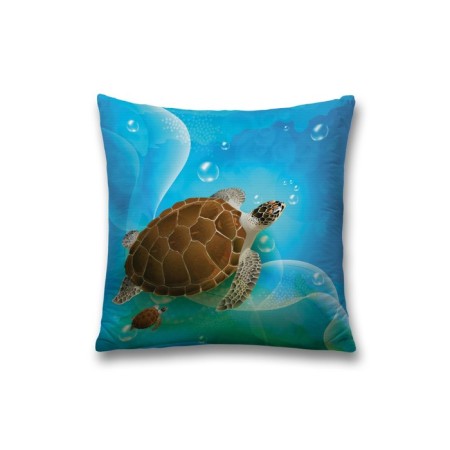 Pillowess decorative “mysterious turtles”, on a zipper, size 45x45 cm