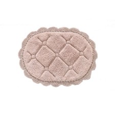 Bathroom mat Sofi de Marko Brianna, lace, size 50x70 cm, color powder