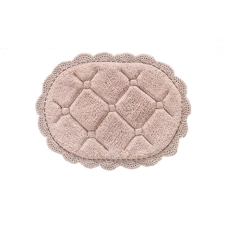 Bathroom mat Sofi de Marko Brianna, lace, size 50x70 cm, color powder