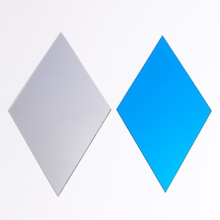 Sticker Plastic Mirror "Romb" MIX 21.6x12.5 cm-2