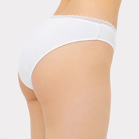 Panties female slips, color white, size 48 (l)-1