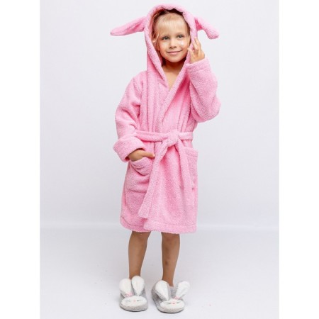 Baby robe, height 104 cm, pink color-3