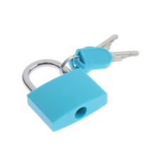 Castle mounted for a suitcase, medium, 30x42 mm, turquoise