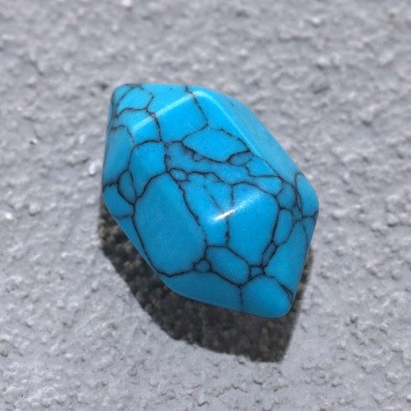 Hargon for creativity "Crystal Blue turquoise", 0.8x1.5 cm