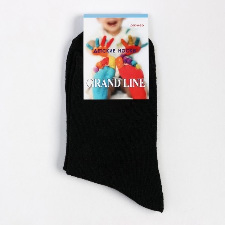 Socks children's color black, size 16-18-4