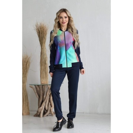 Female trousers, size 42, blue color