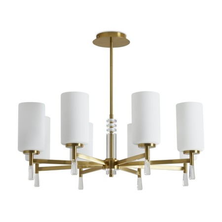 Suspended lamp Freya FR2031PL-08BS Chic, 755x755x600 mm, E27, 8x40W, brass color-6