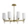 Suspended lamp Freya FR2031PL-08BS Chic, 755x755x600 mm, E27, 8x40W, brass color