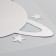 Interior mirror sticker "Saturn and stars" 38x31 cm