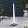 Lotus 2h candlestick for one candle, 7.5x2.5 cm, silver