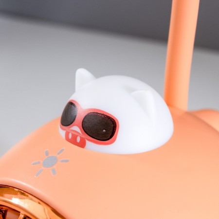Table lamp "Bear Pilot" LED 3W USB battery orange 14.5x5x28 cm Risalux-8