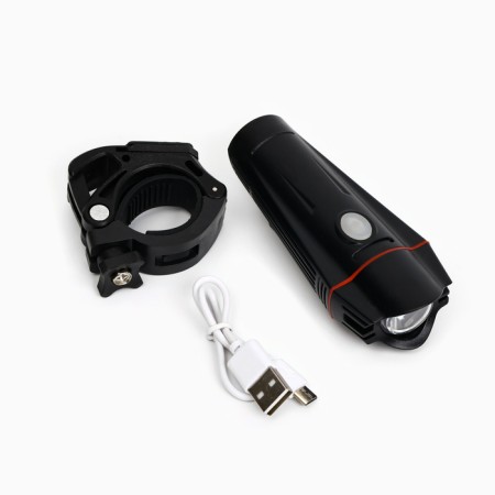 Lanter Bicycle front battery, waterproof, 1 diode, 4 modes, red-5