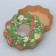 Gift Gift "Wreath", 21 x 22 x 5 cm, new year