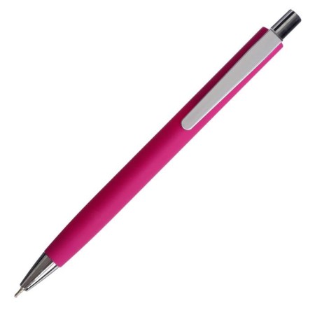 Automatic ballpoint handle 0.7 mm, blue rod, oil, vinson hull mix, rubberized-1
