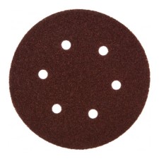 Circle abrasive grinding bison 35566-150-040, perforated, P40, 150 mm, 5 pcs.