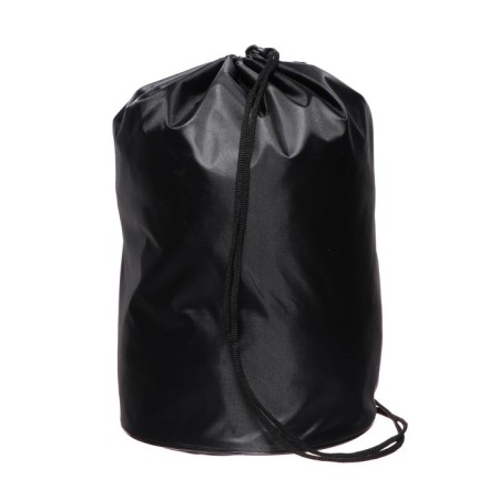 A bag for shoes and balls 360 x 220 mm, round bottom D 220 mm, calligrata (soft polyester, density 210 D), black-2